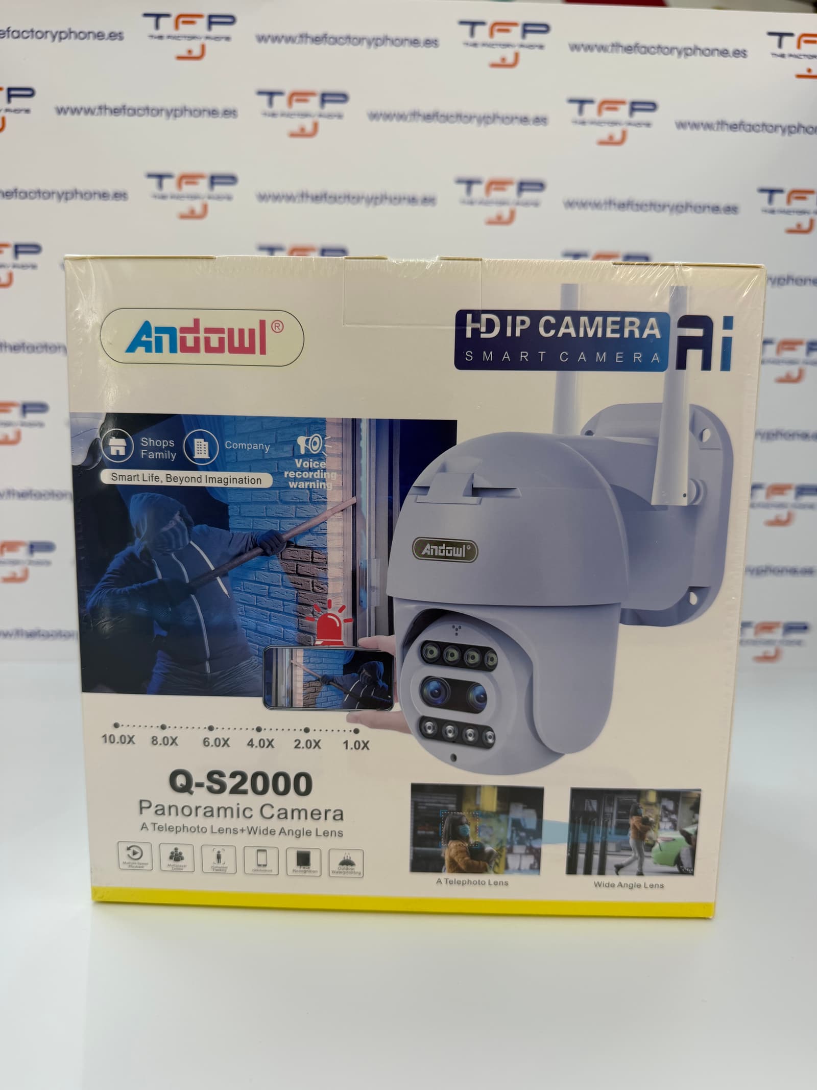 CAMARA 360 EXTERIOR WIFI CON ZOOM