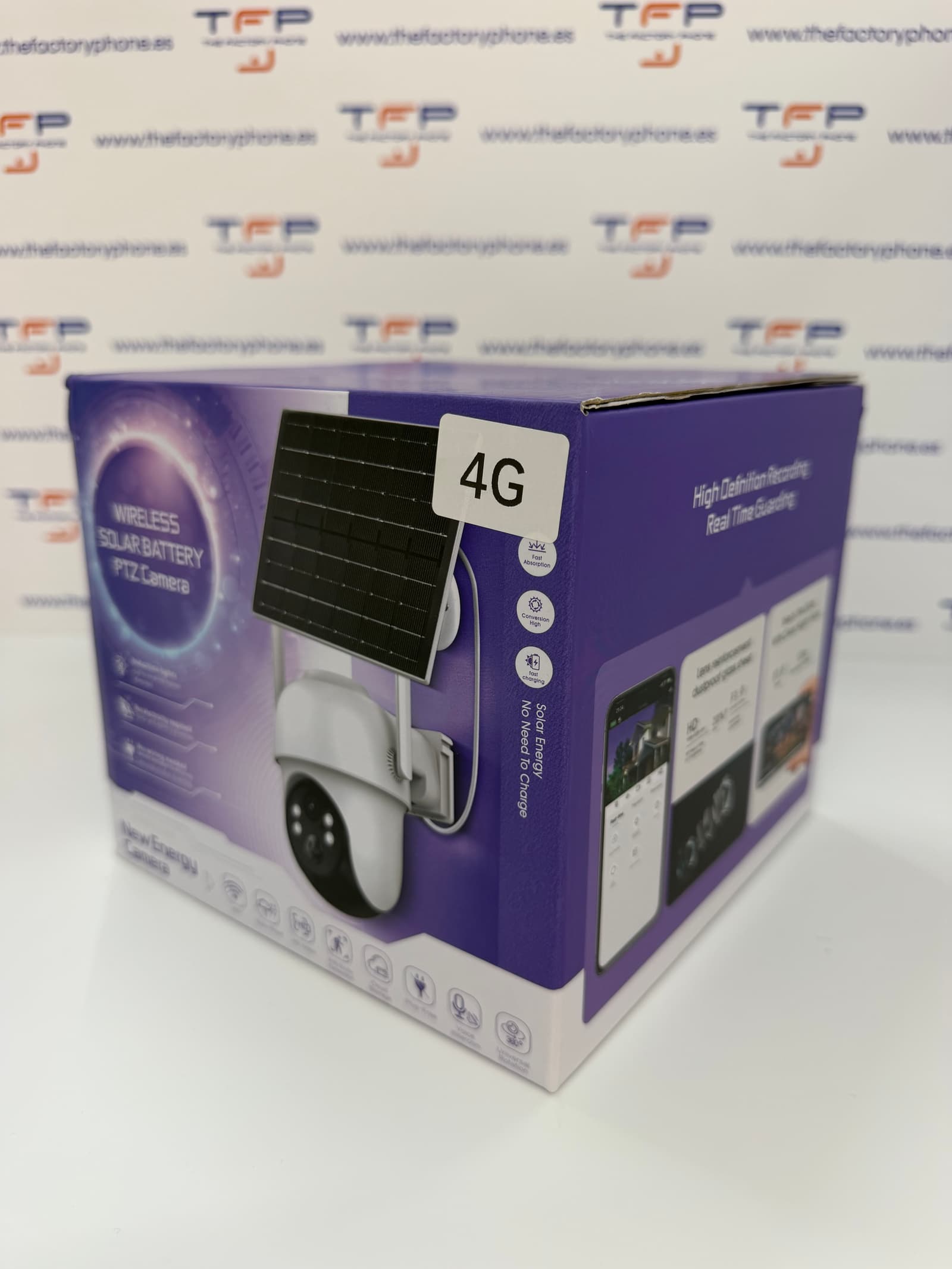 CAMARA 360º SOLAR CON CONEXION 4G 